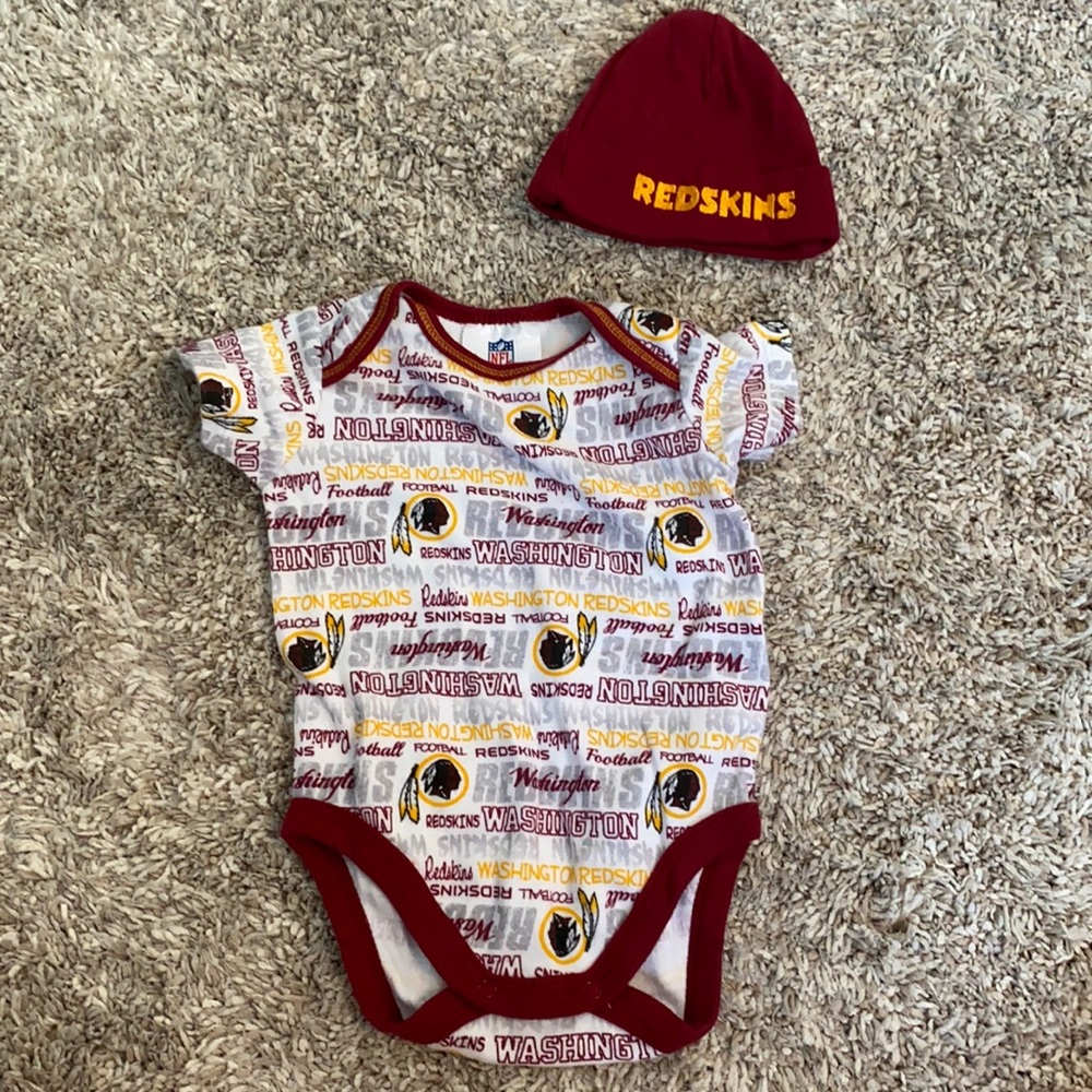 Redskins Washington football onesie